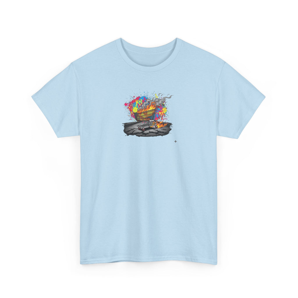 T-Shirt — Colorful Abstract Skateboard Art Tee