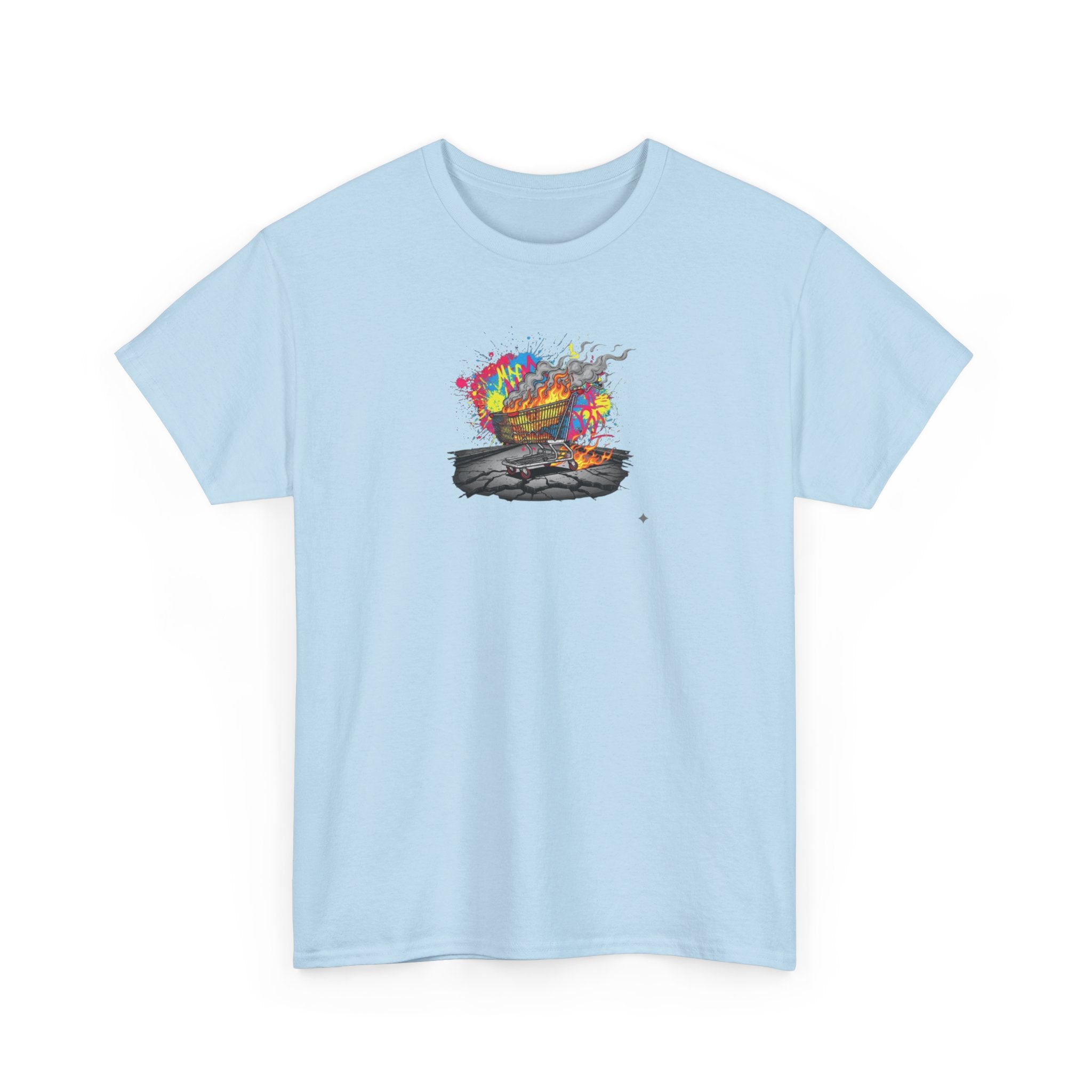 T-Shirt — Colorful Abstract Skateboard Art Tee