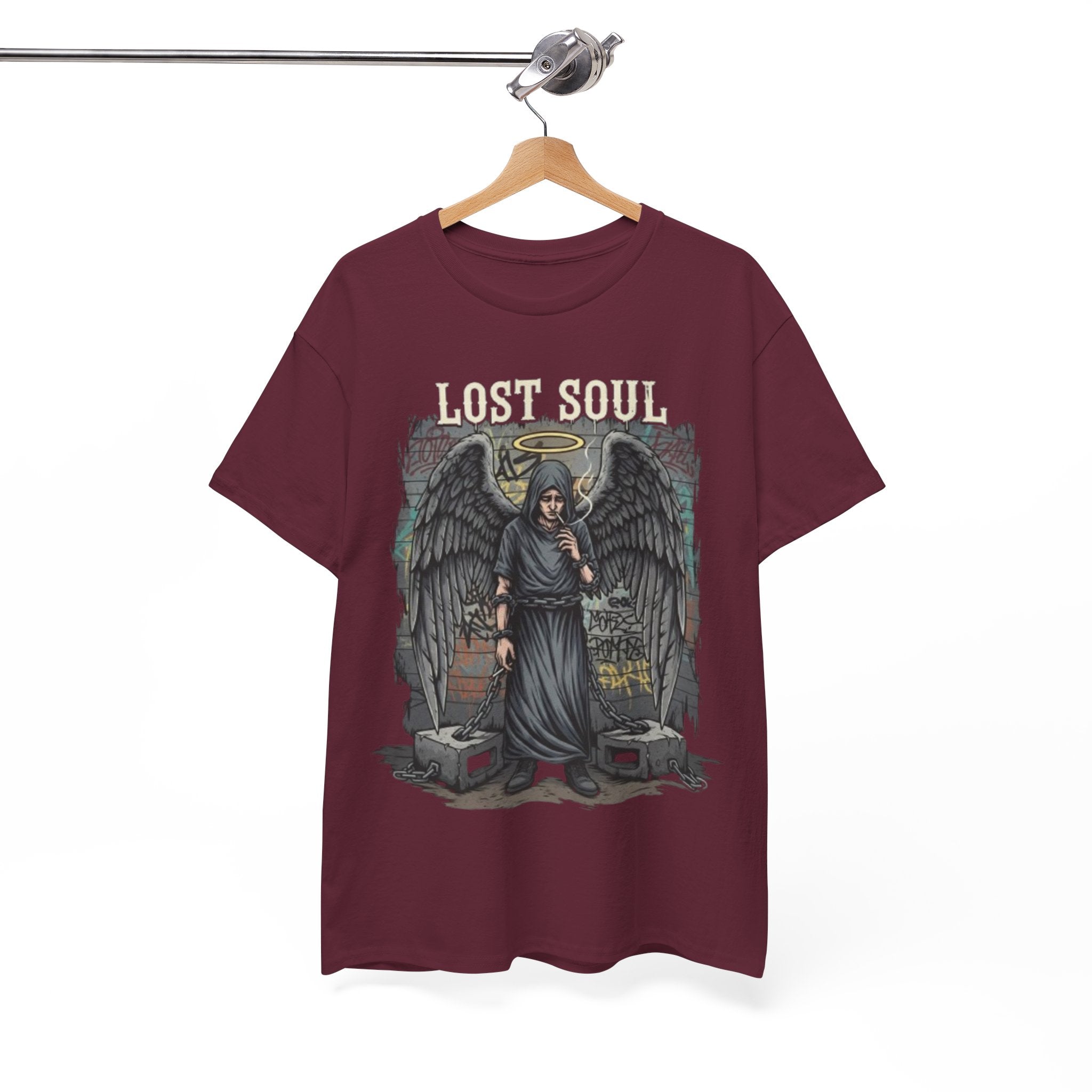 Lost Soul T-Shirt — Gothic Angel Graveyard Graphic Tee