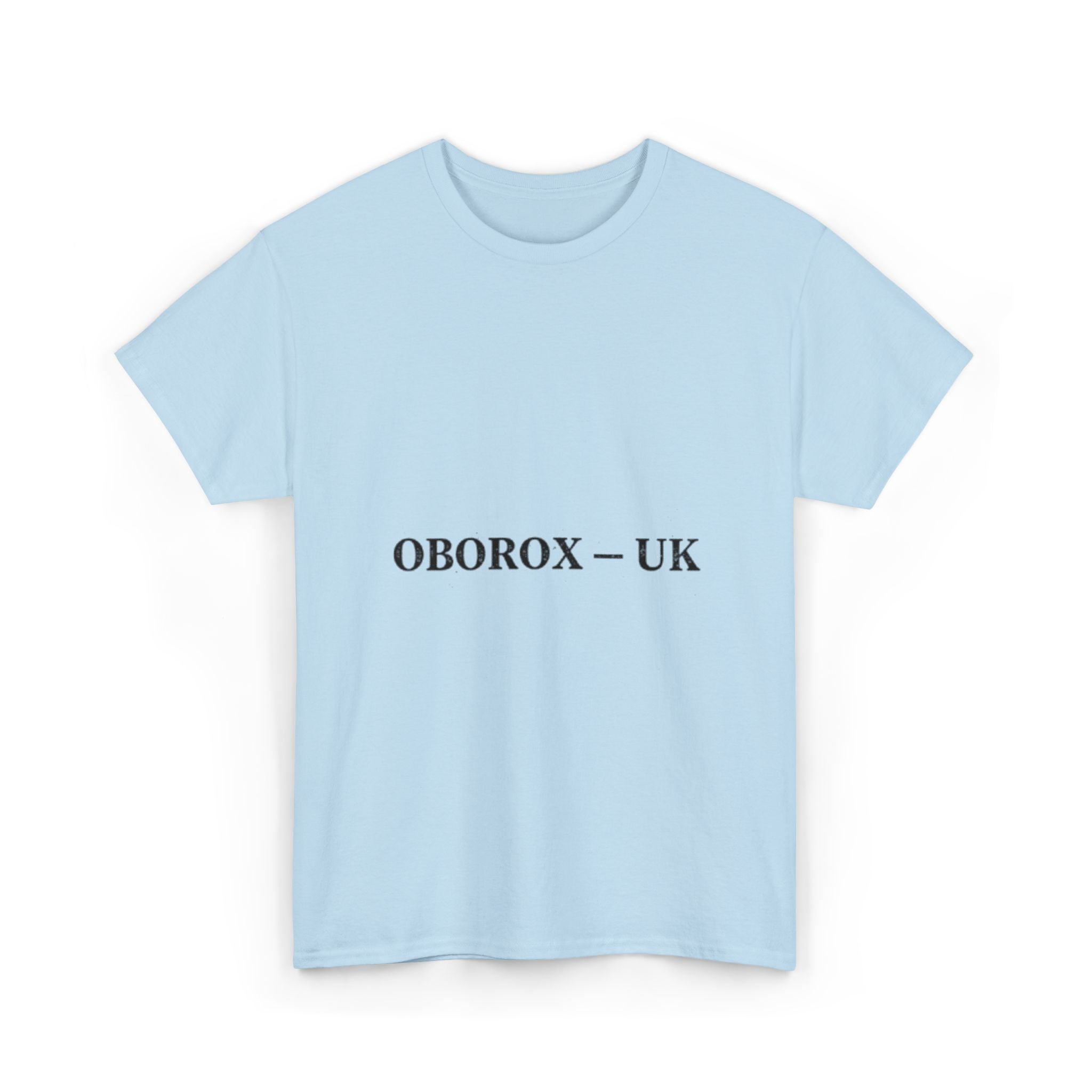 T-Shirt — "BROKEN BUT BREATHING" Graphic Tee (OBOROX – UK Minimal Front)
