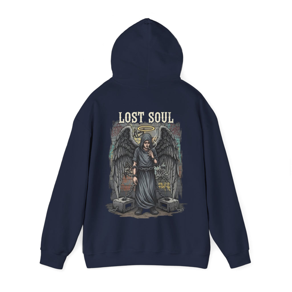 Angel of the Lost Soul Hoodie – Gothic Angel Wings Graveyard Pullover