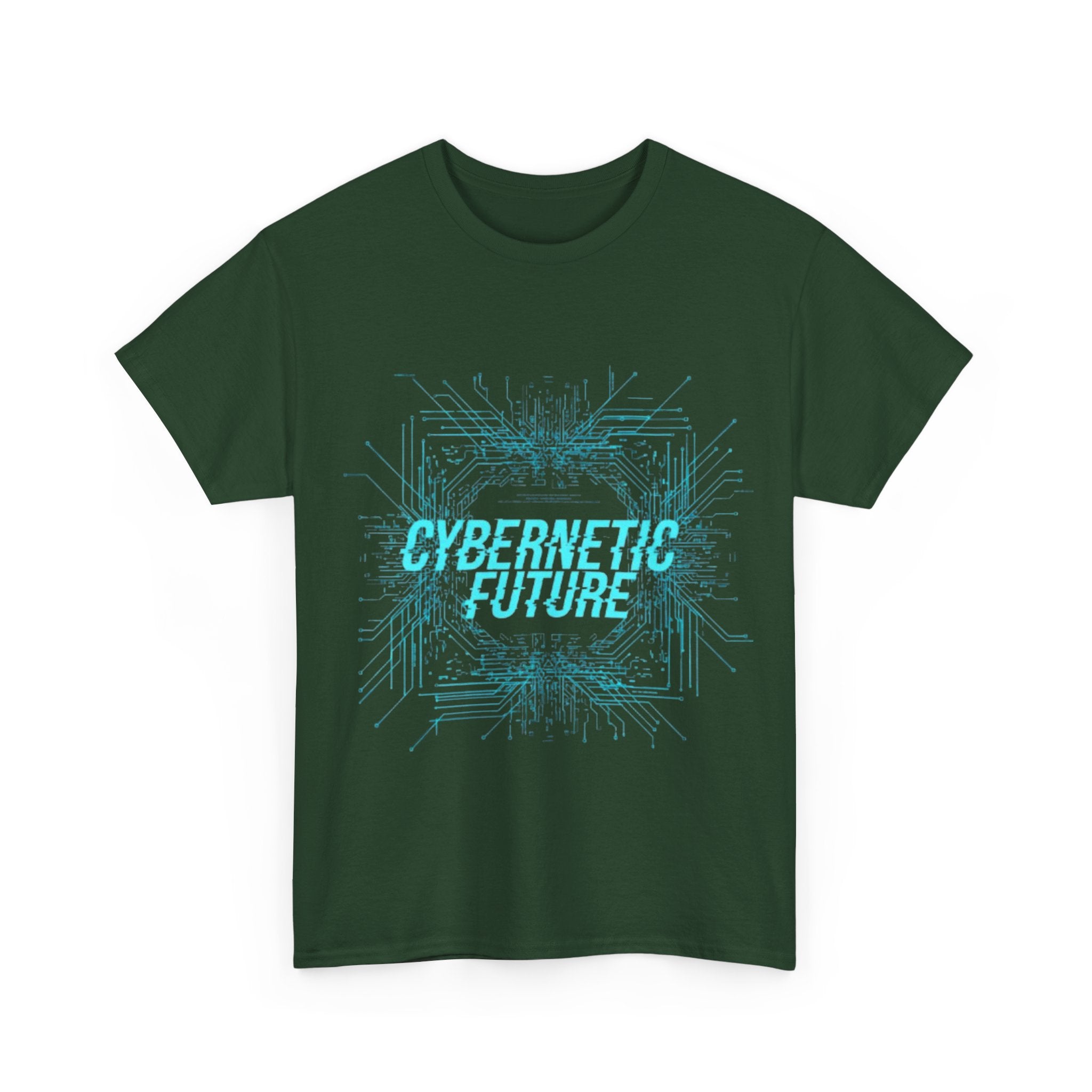 Cybernetic Future T-Shirt — Futuristic Tech Graphic Tee