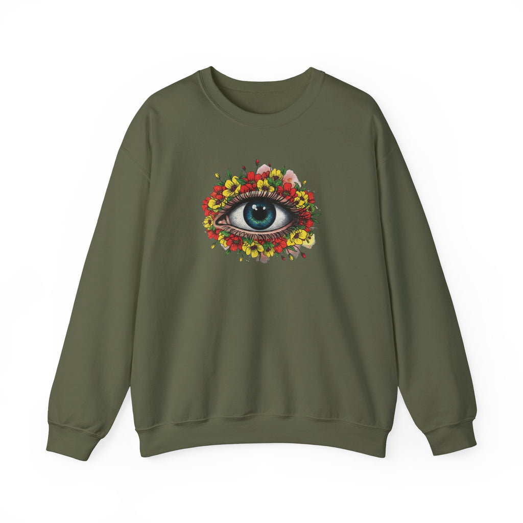 Mystic Floral Eye Crewneck Sweatshirt