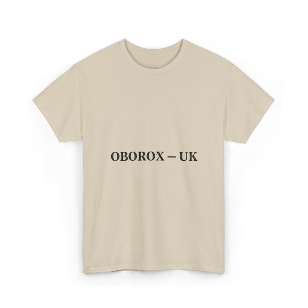 T-Shirt — "BROKEN BUT BREATHING" Graphic Tee (OBOROX – UK Minimal Front)