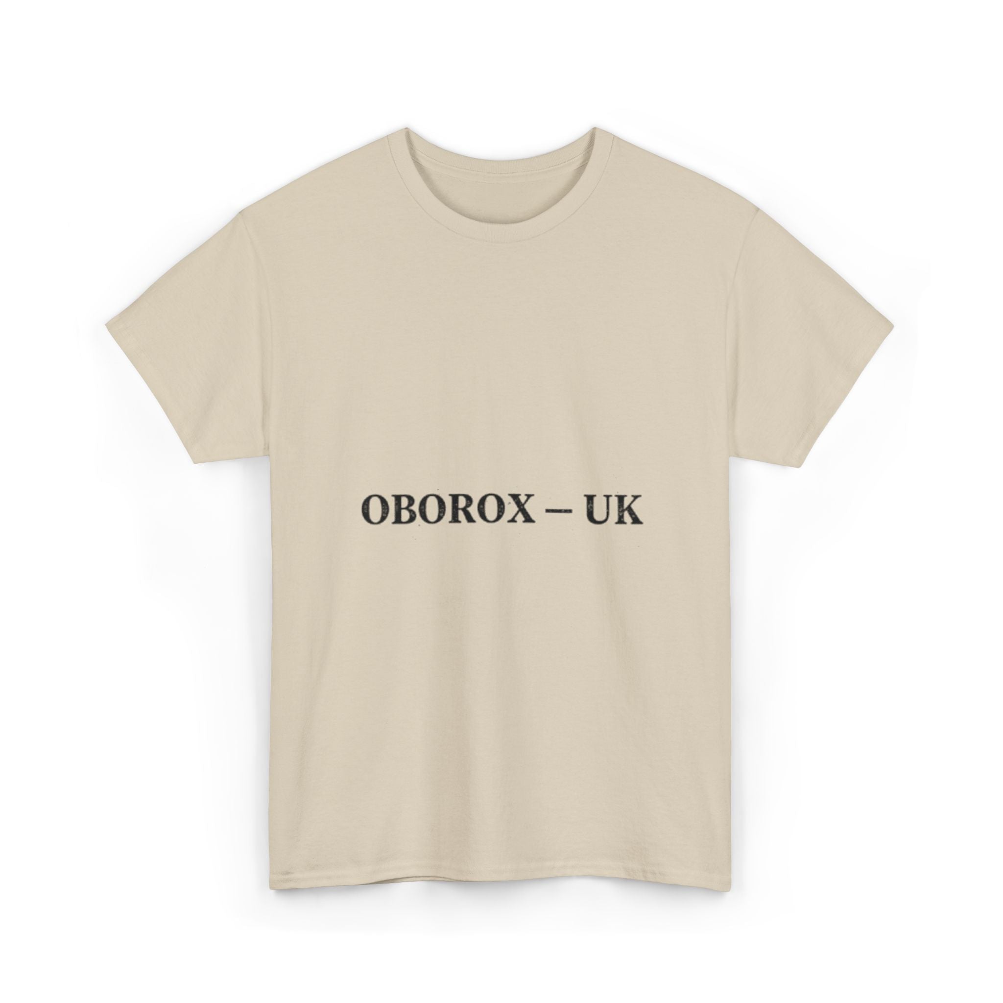 T-Shirt — "BROKEN BUT BREATHING" Graphic Tee (OBOROX – UK Minimal Front)