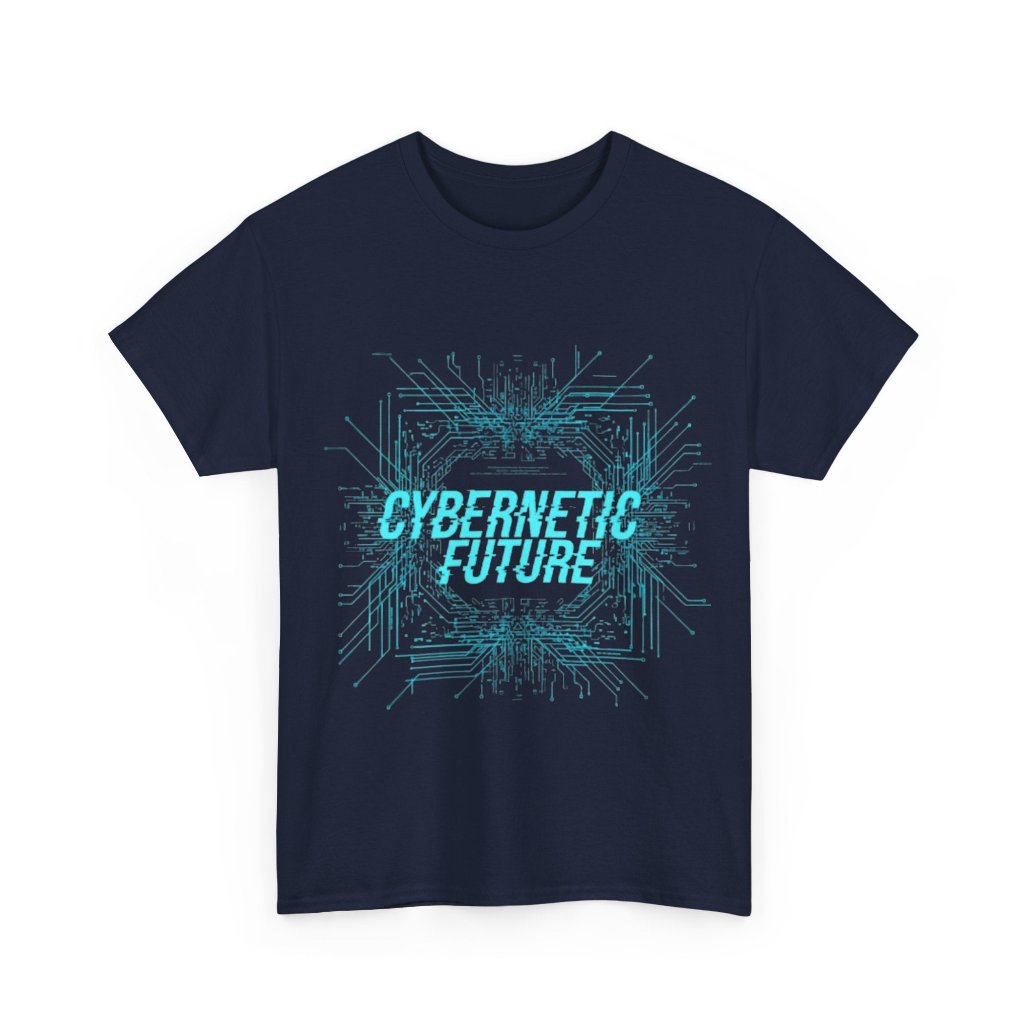 Cybernetic Future T-Shirt — Futuristic Tech Graphic Tee