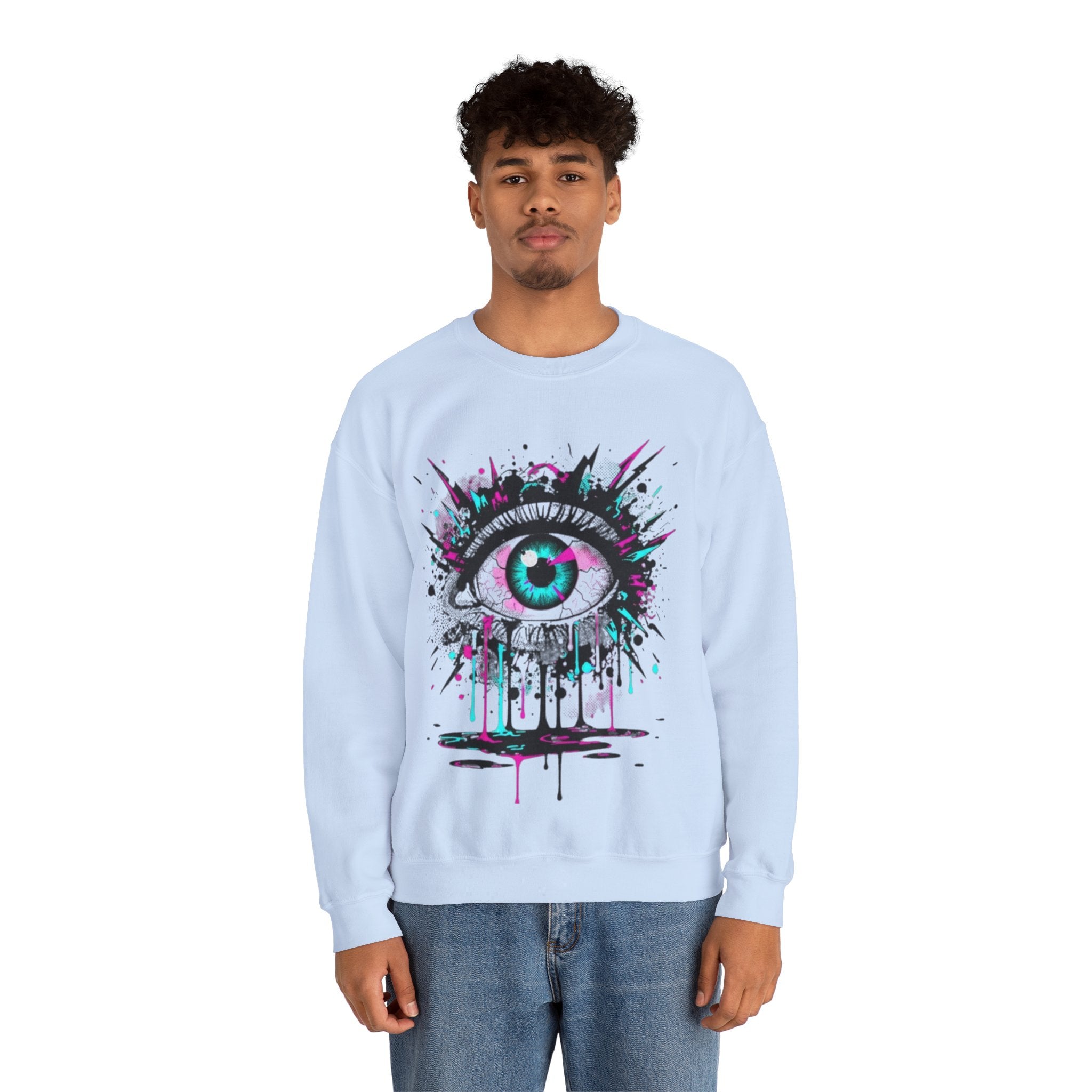 Eye Graphic Crewneck Sweatshirt