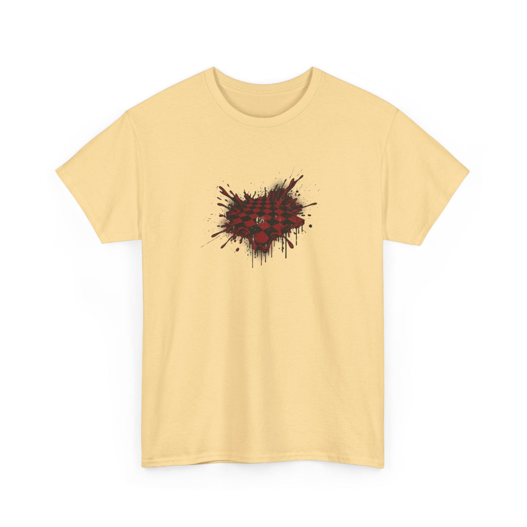 T-Shirt — Grunge Plaid Heart Graphic Tee