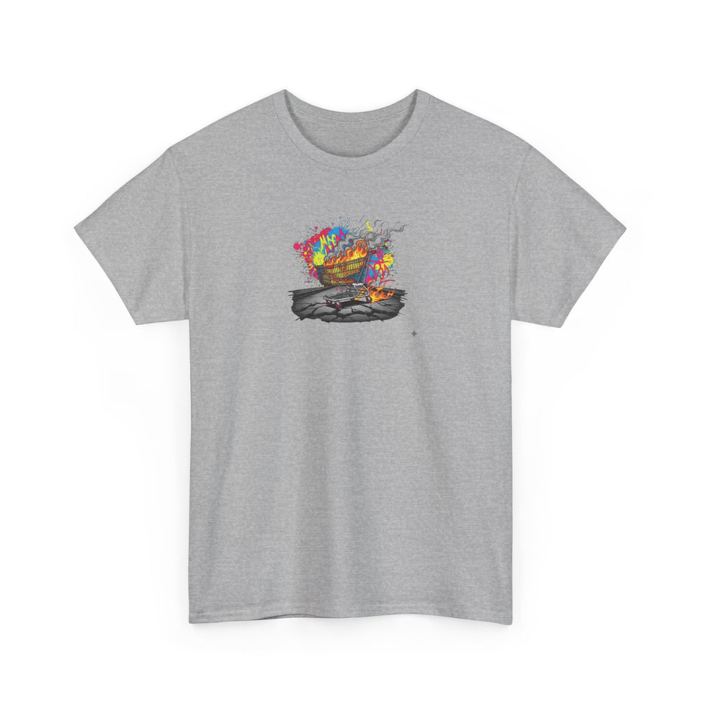 T-Shirt — Colorful Abstract Skateboard Art Tee