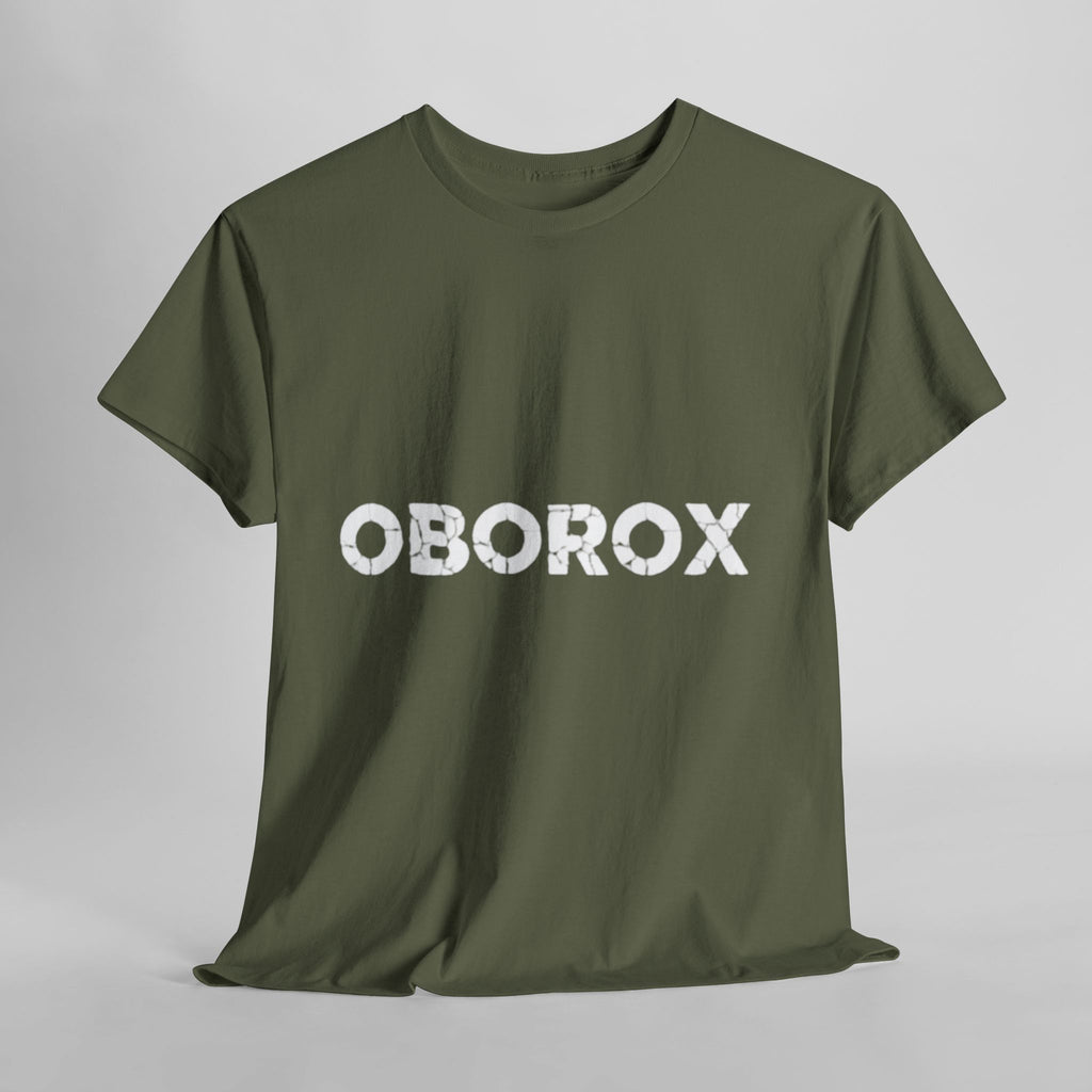 Built From Ruins Black Tee — OBOROX Logo Graphic Shirt