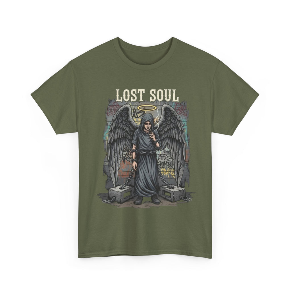 Lost Soul T-Shirt — Gothic Angel Graveyard Graphic Tee