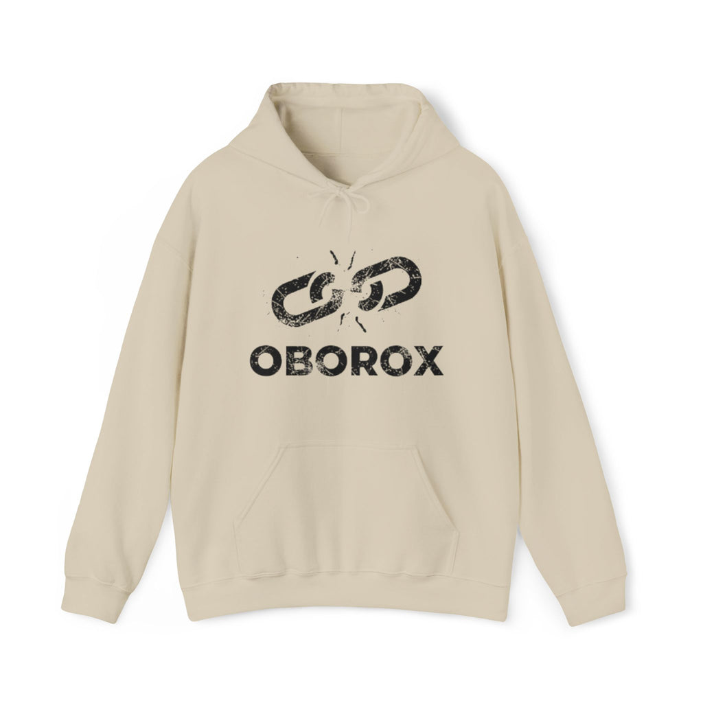 Anti System Hoodie — Oborox Distressed Logo Streetwear