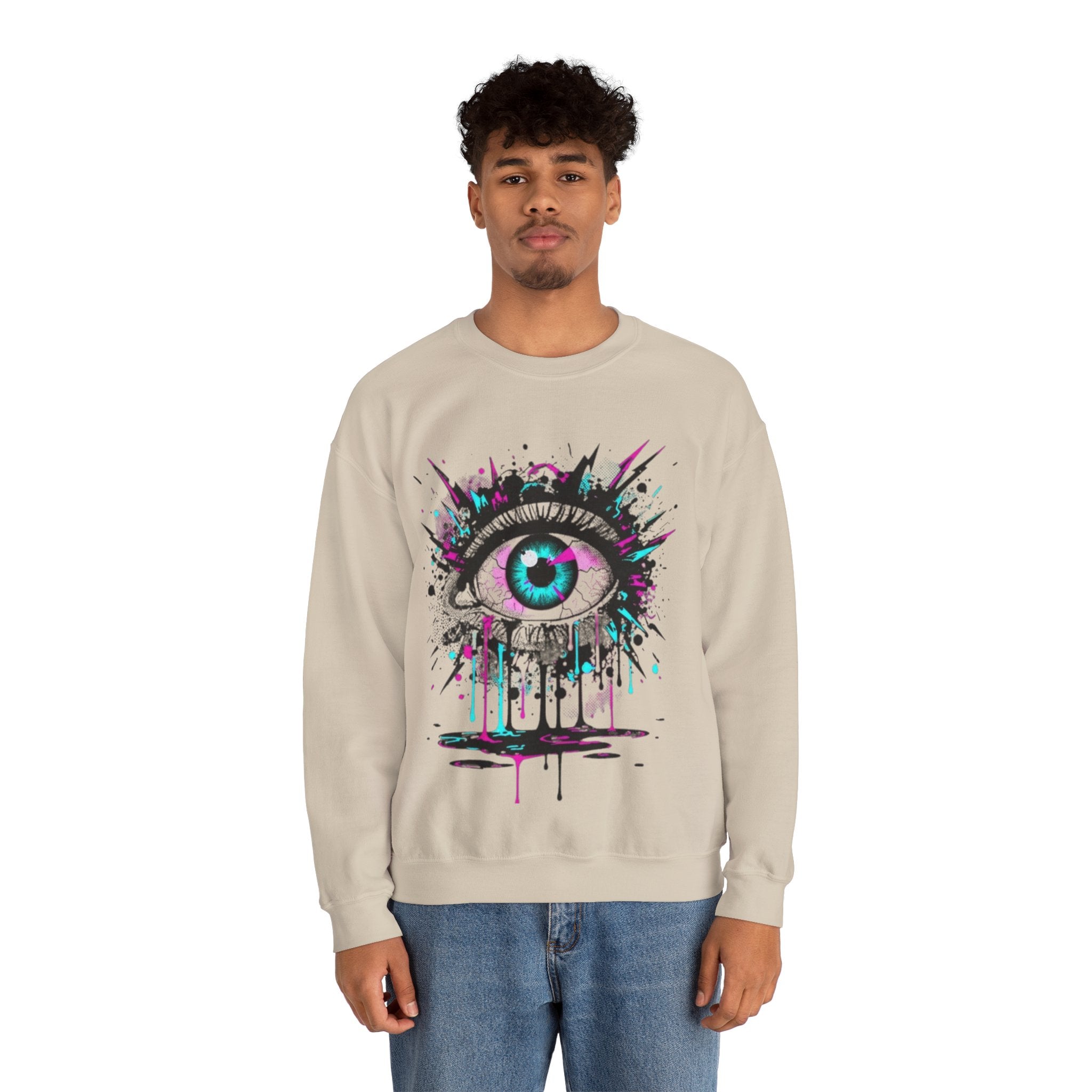 Eye Graphic Crewneck Sweatshirt