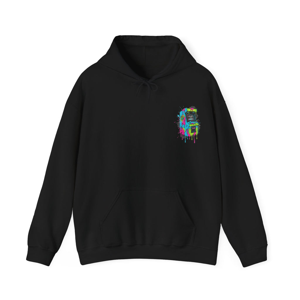 Hoodie — Colorful Abstract Mask Graphic