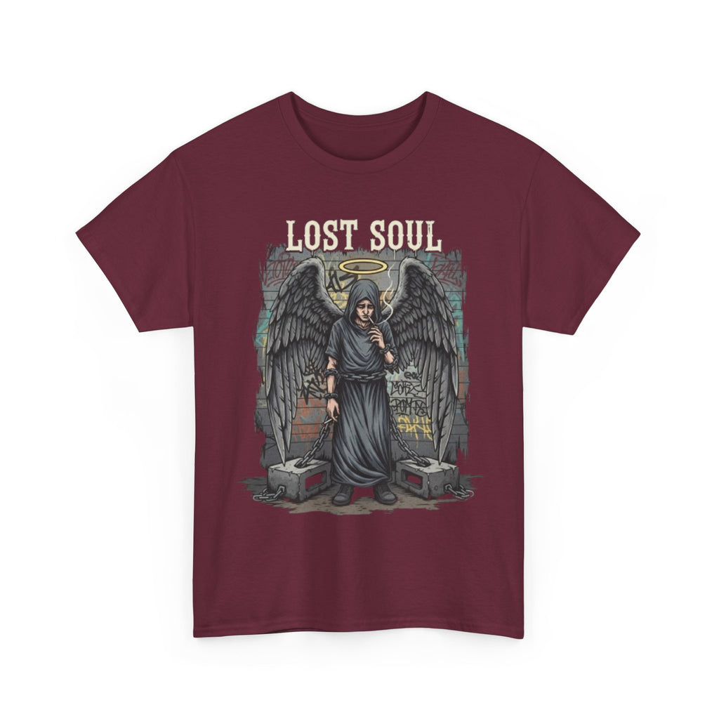 Lost Soul T-Shirt — Gothic Angel Graveyard Graphic Tee