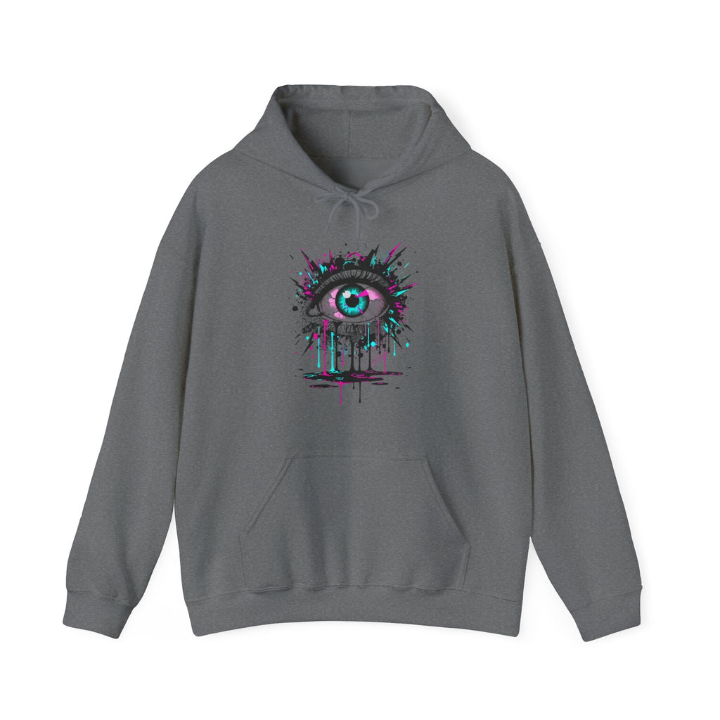 Hoodie — Artistic Dripping Eye Graphic Pullover
