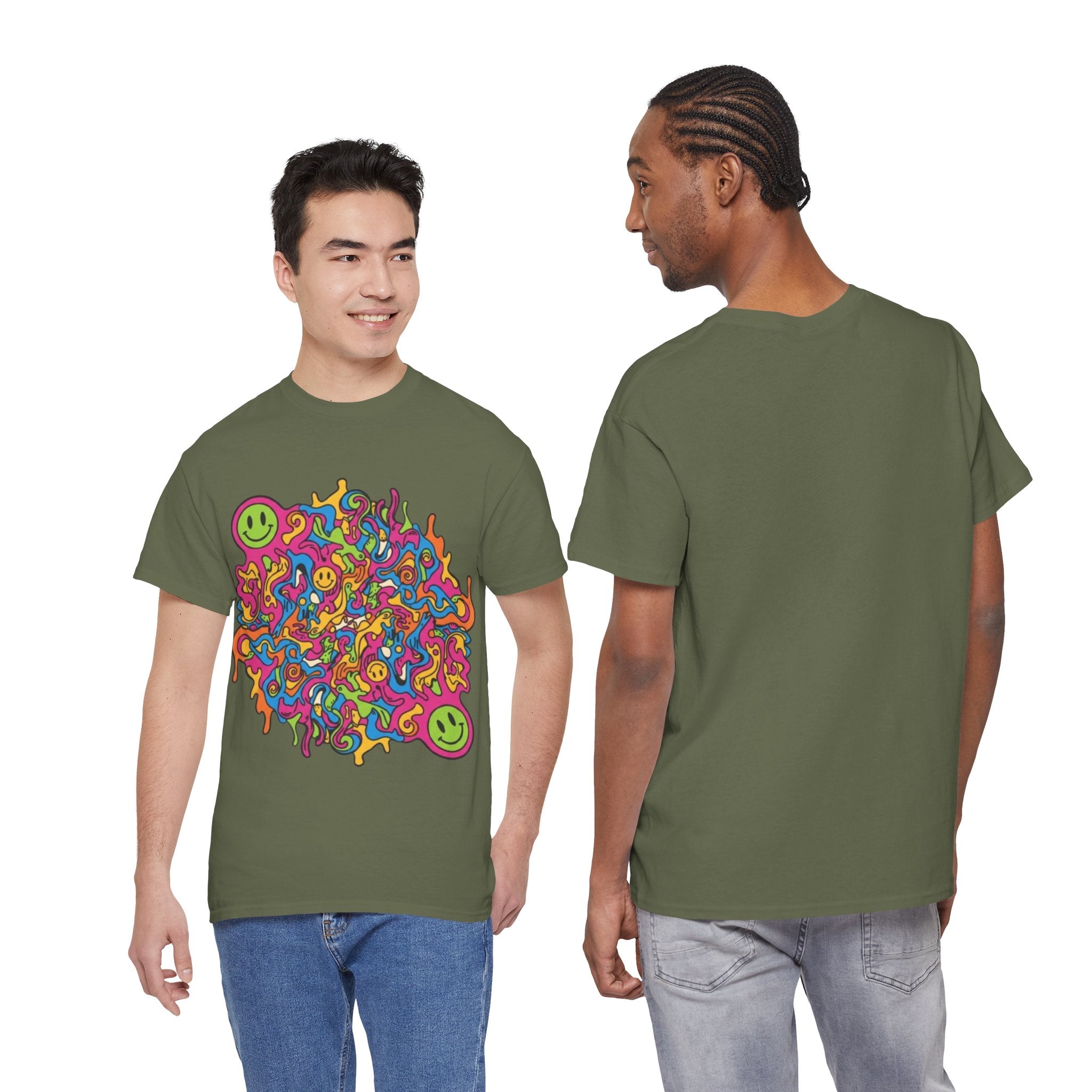 Psychedelic Smiley Doodle T-Shirt