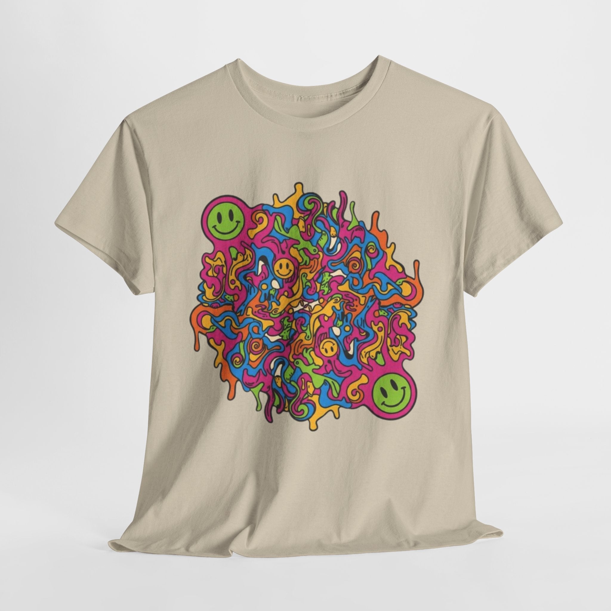 Psychedelic Smiley Doodle T-Shirt