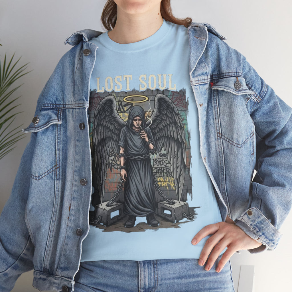 Lost Soul T-Shirt — Gothic Angel Graveyard Graphic Tee