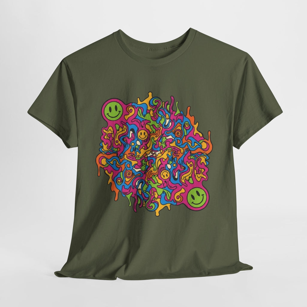 Psychedelic Smiley Doodle T-Shirt