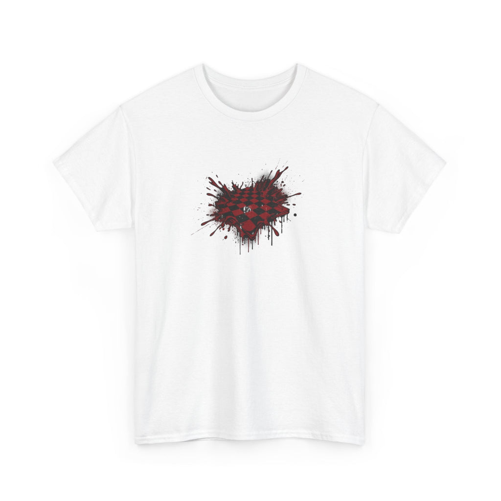 T-Shirt — Grunge Plaid Heart Graphic Tee