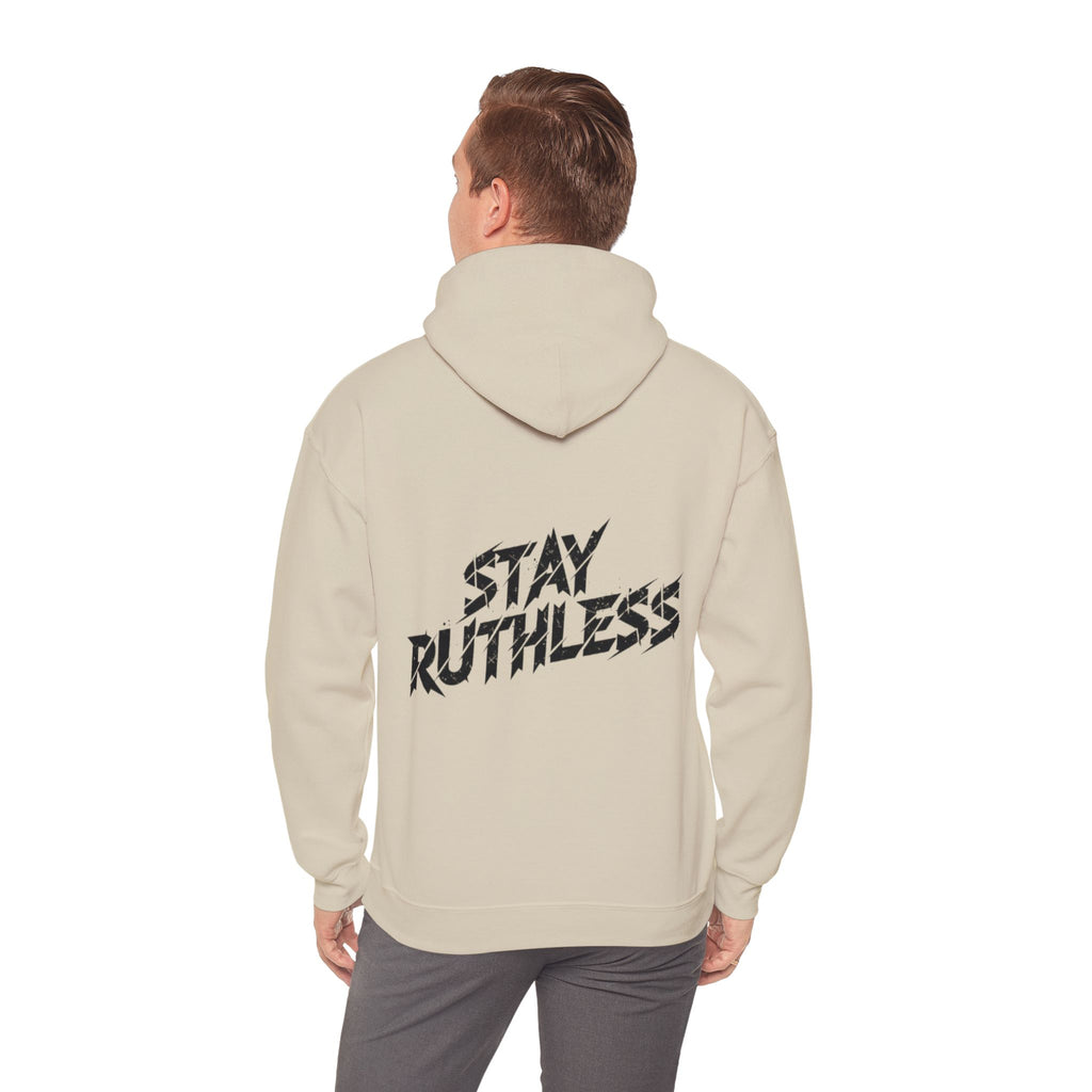 Stay Ruthless Hoodie — OBOROX Graphic Pullover, Bold Streetwear