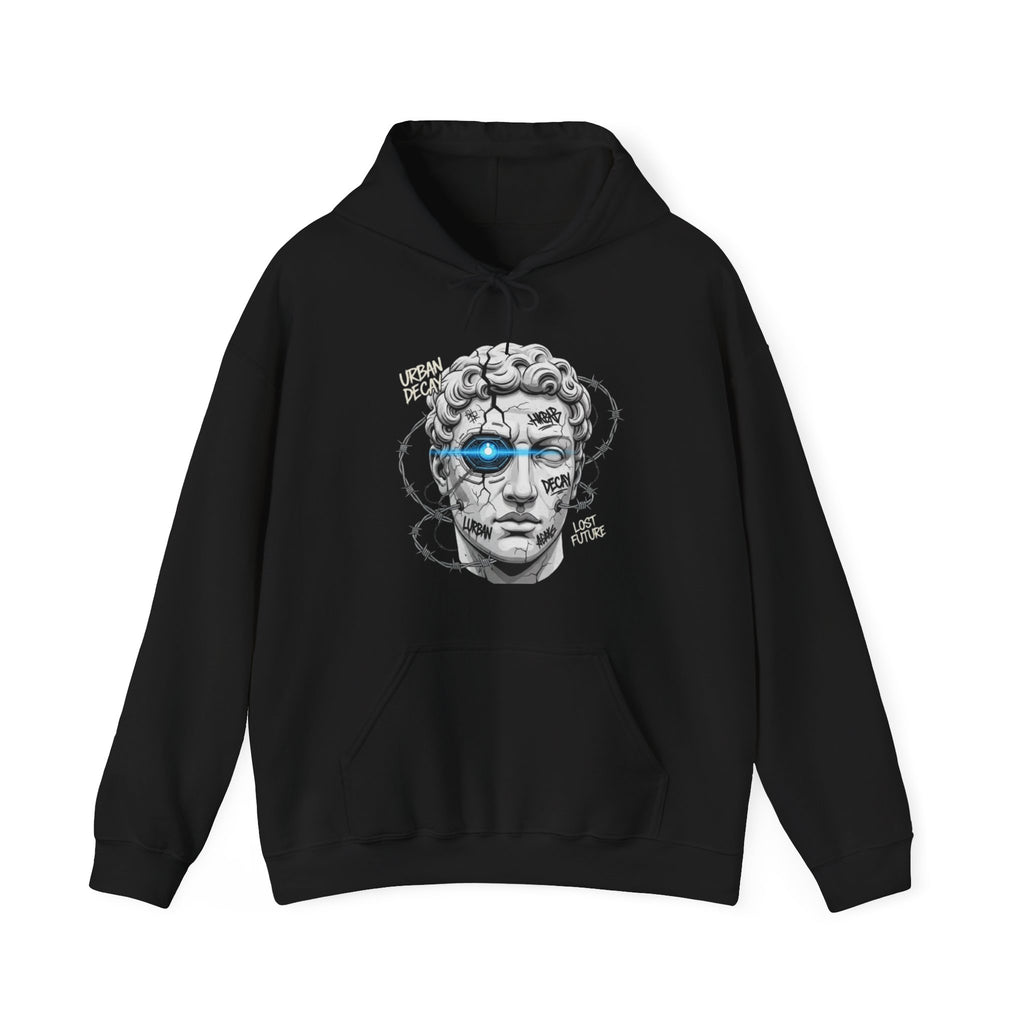Hoodie — Cyber Renaissance David Skull Graphic Hoodie