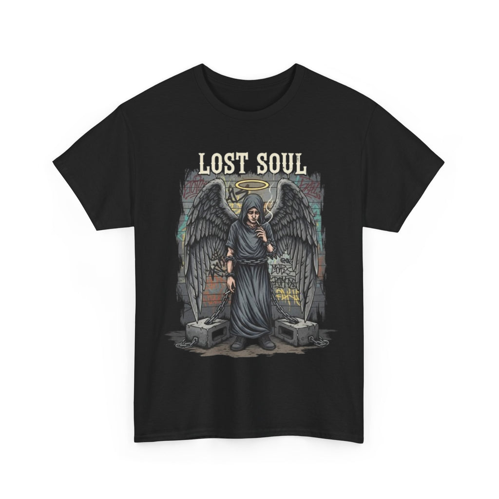 Lost Soul T-Shirt — Gothic Angel Graveyard Graphic Tee
