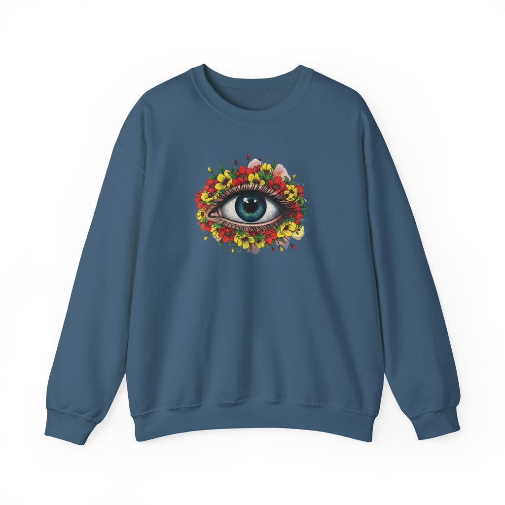 Mystic Floral Eye Crewneck Sweatshirt