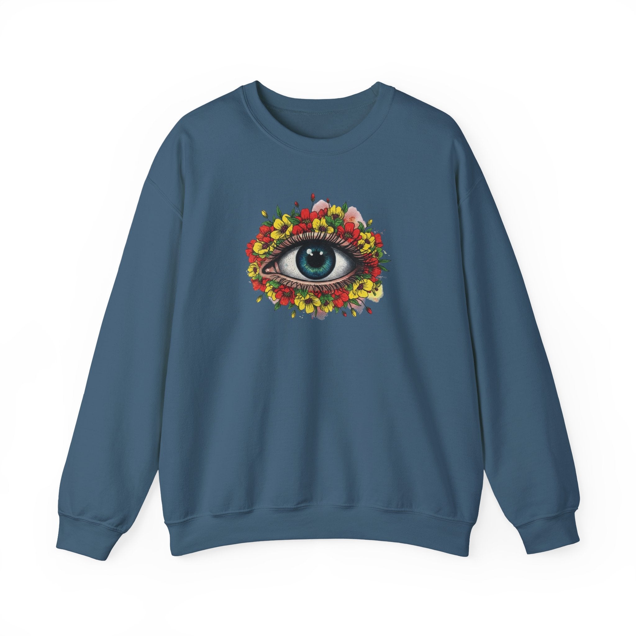 Mystic Floral Eye Crewneck Sweatshirt