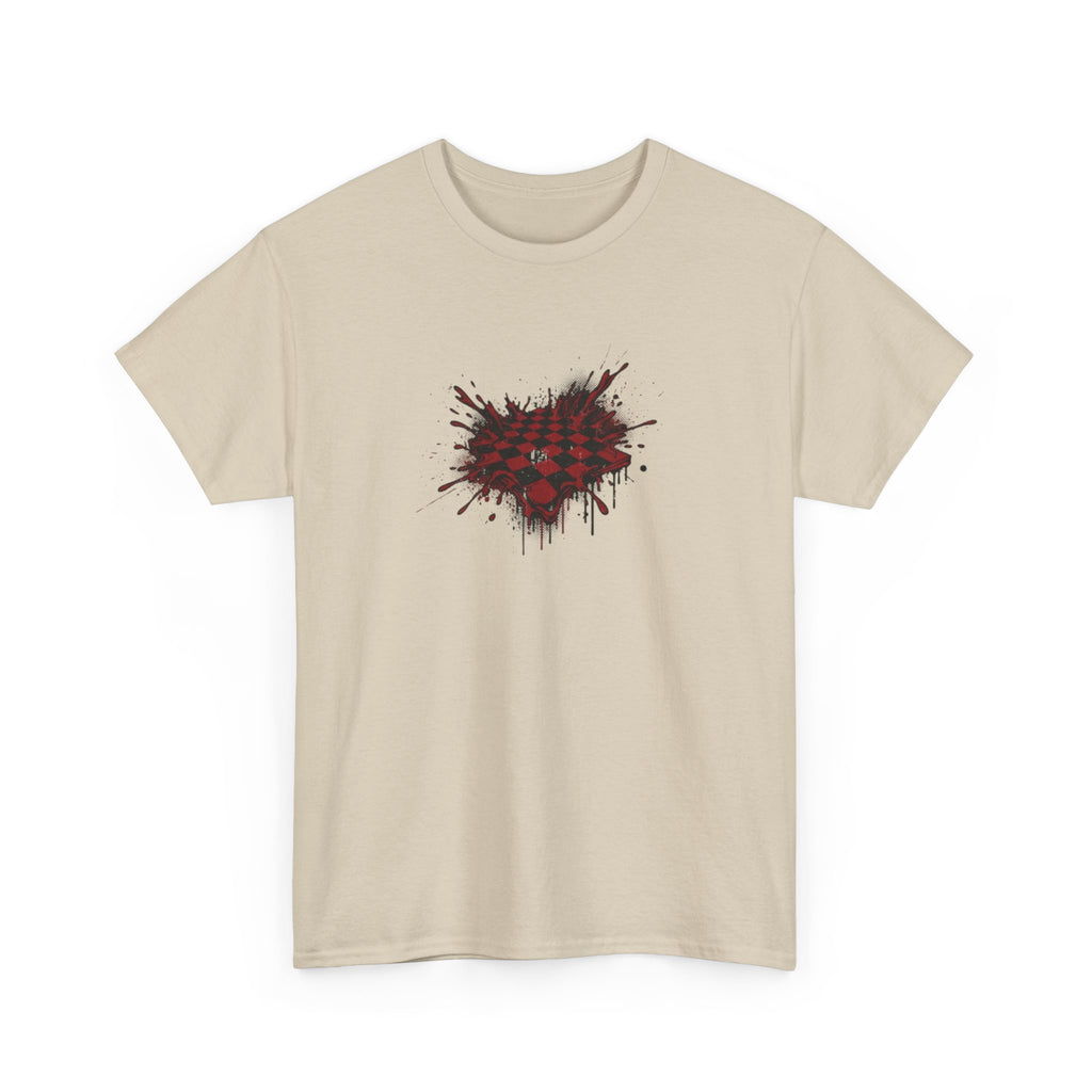 T-Shirt — Grunge Plaid Heart Graphic Tee