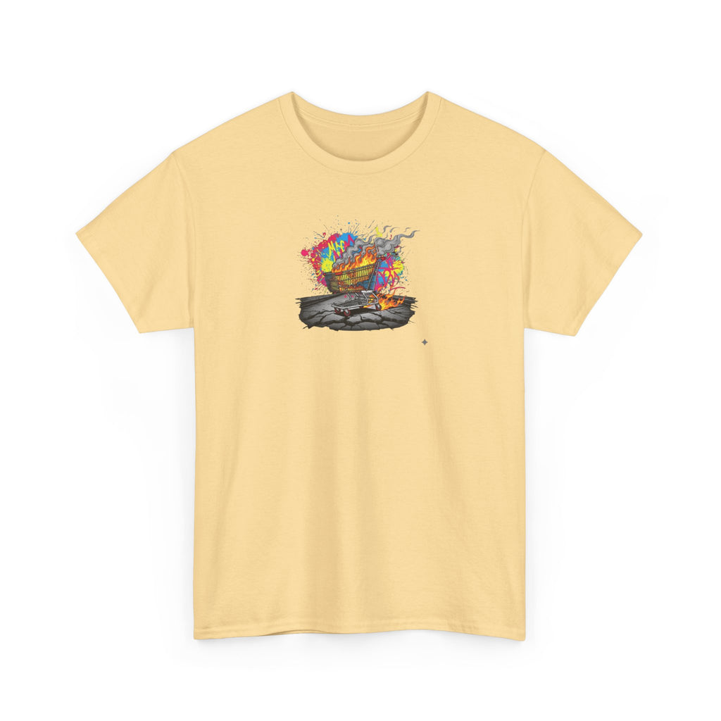 T-Shirt — Colorful Abstract Skateboard Art Tee