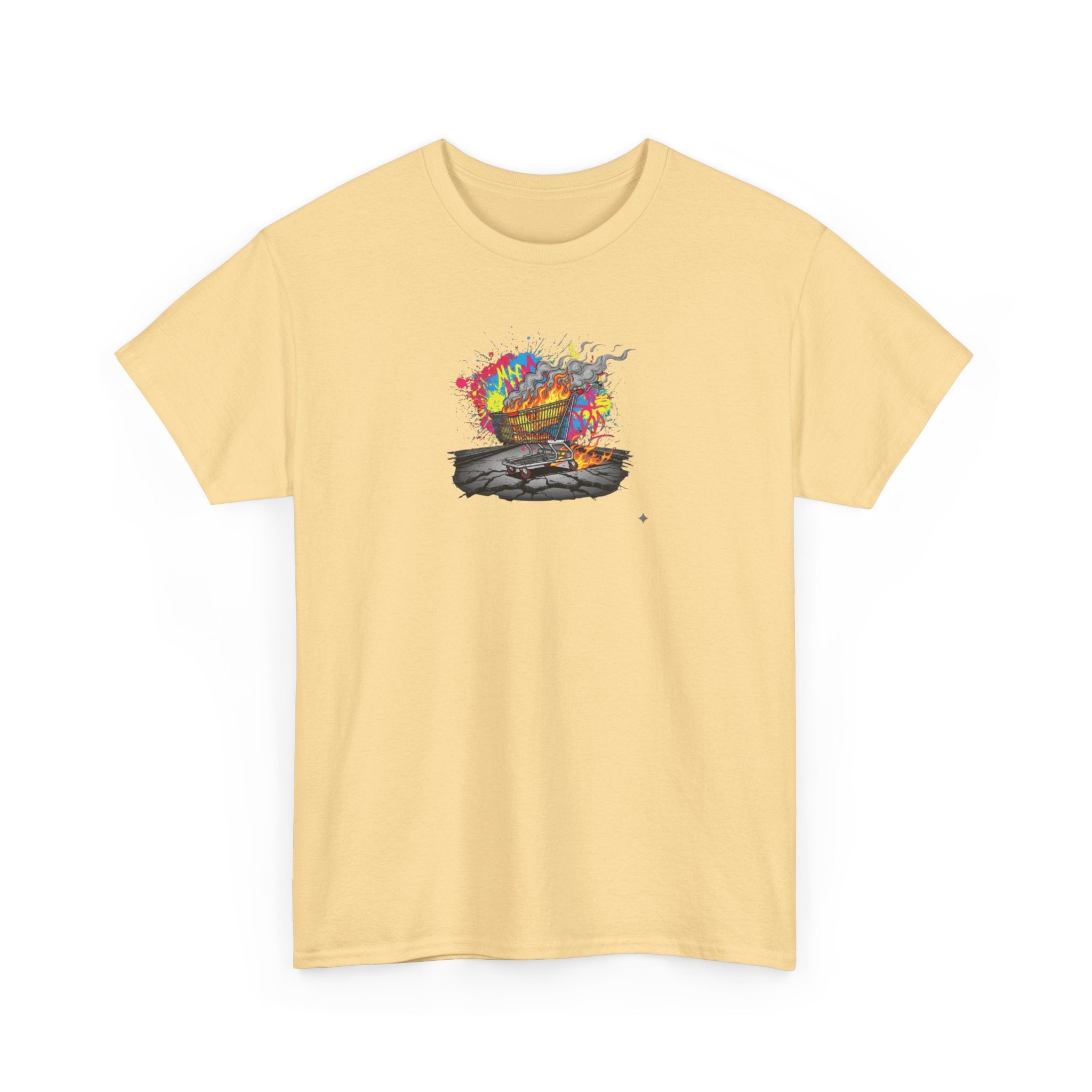 T-Shirt — Colorful Abstract Skateboard Art Tee