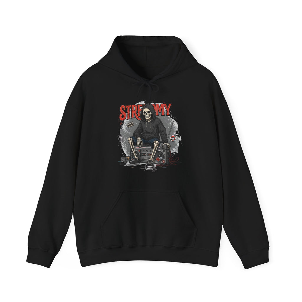Grim Reaper Skate Hoodie - "Stick With Me" Graphic Pullover
