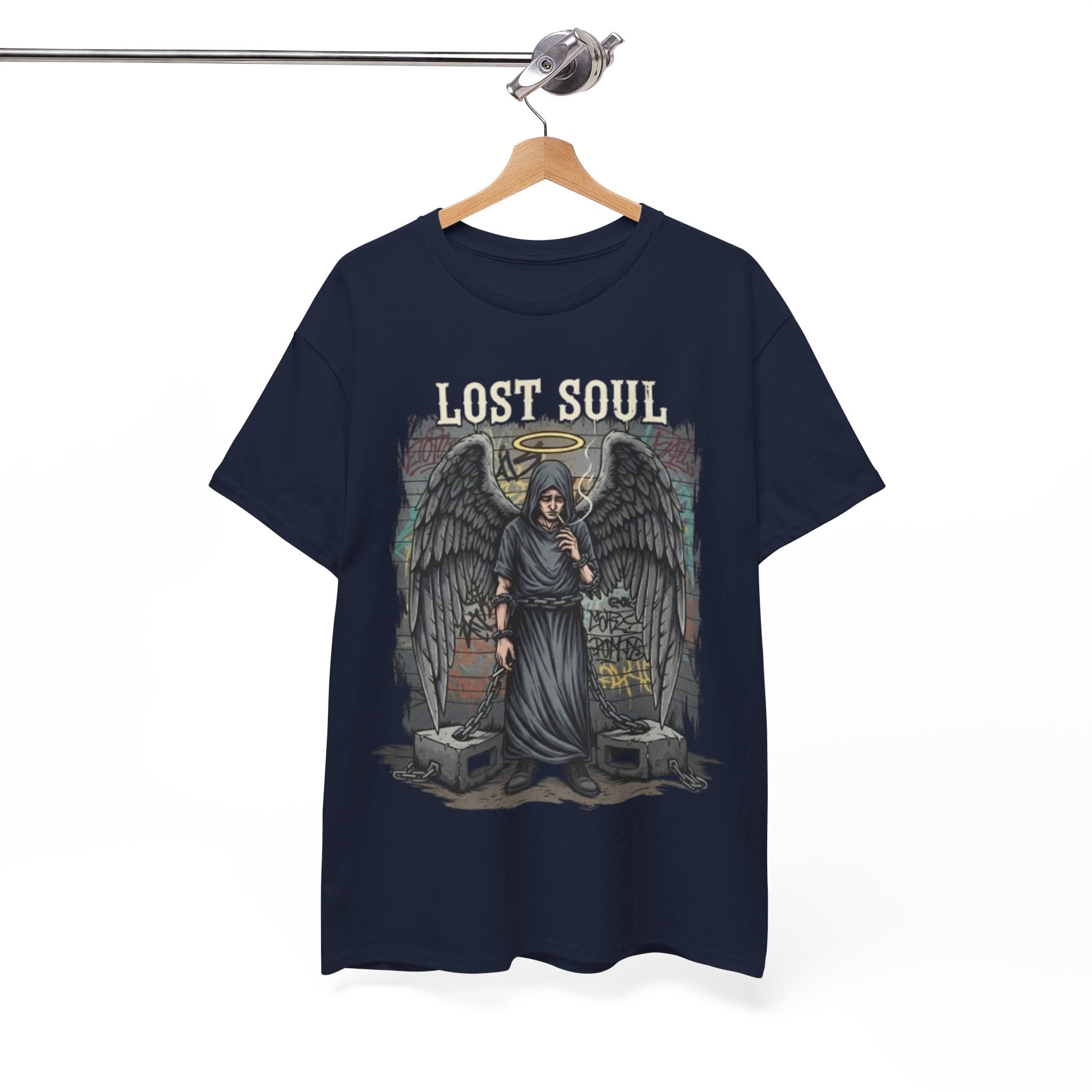 Lost Soul T-Shirt — Gothic Angel Graveyard Graphic Tee