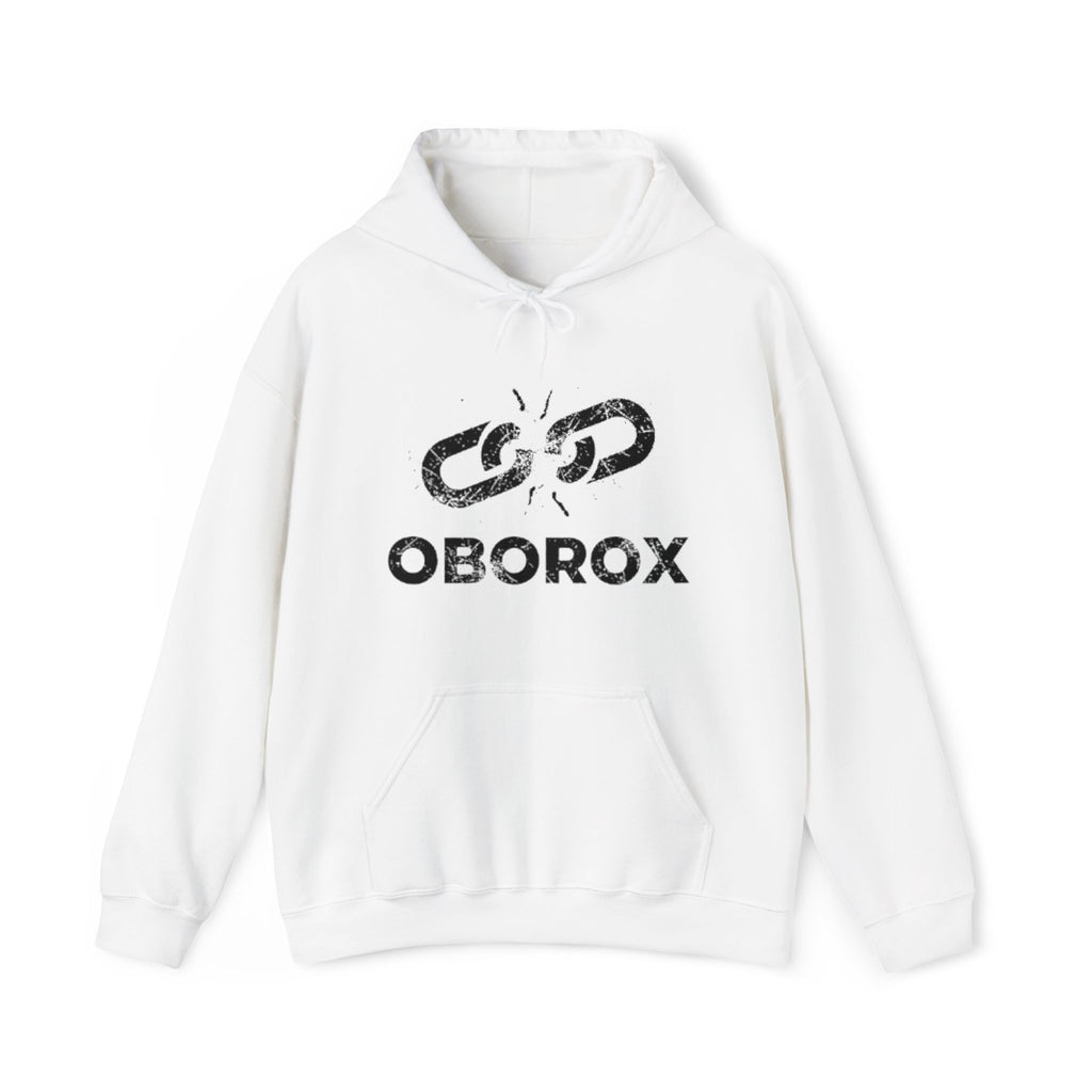 Anti System Hoodie — Oborox Distressed Logo Streetwear