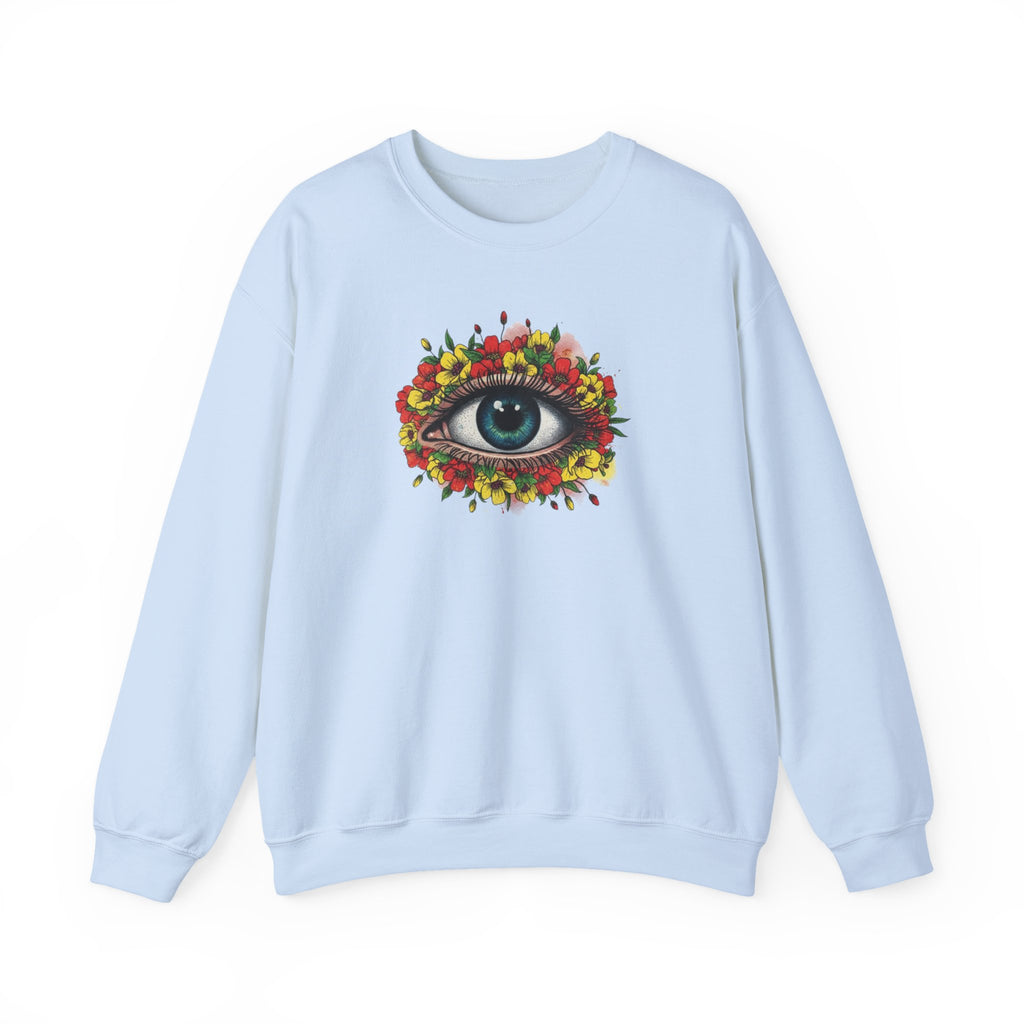 Mystic Floral Eye Crewneck Sweatshirt