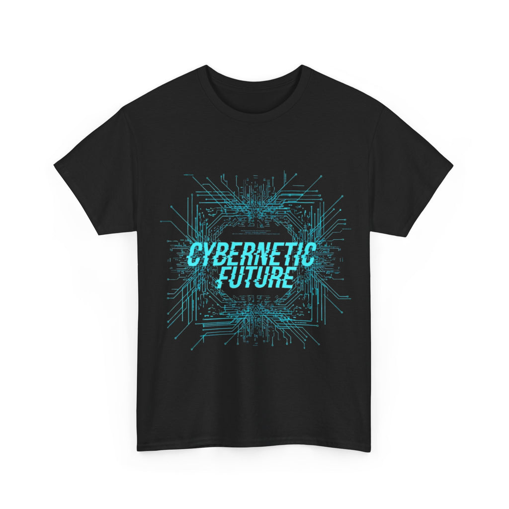 Cybernetic Future T-Shirt — Futuristic Tech Graphic Tee