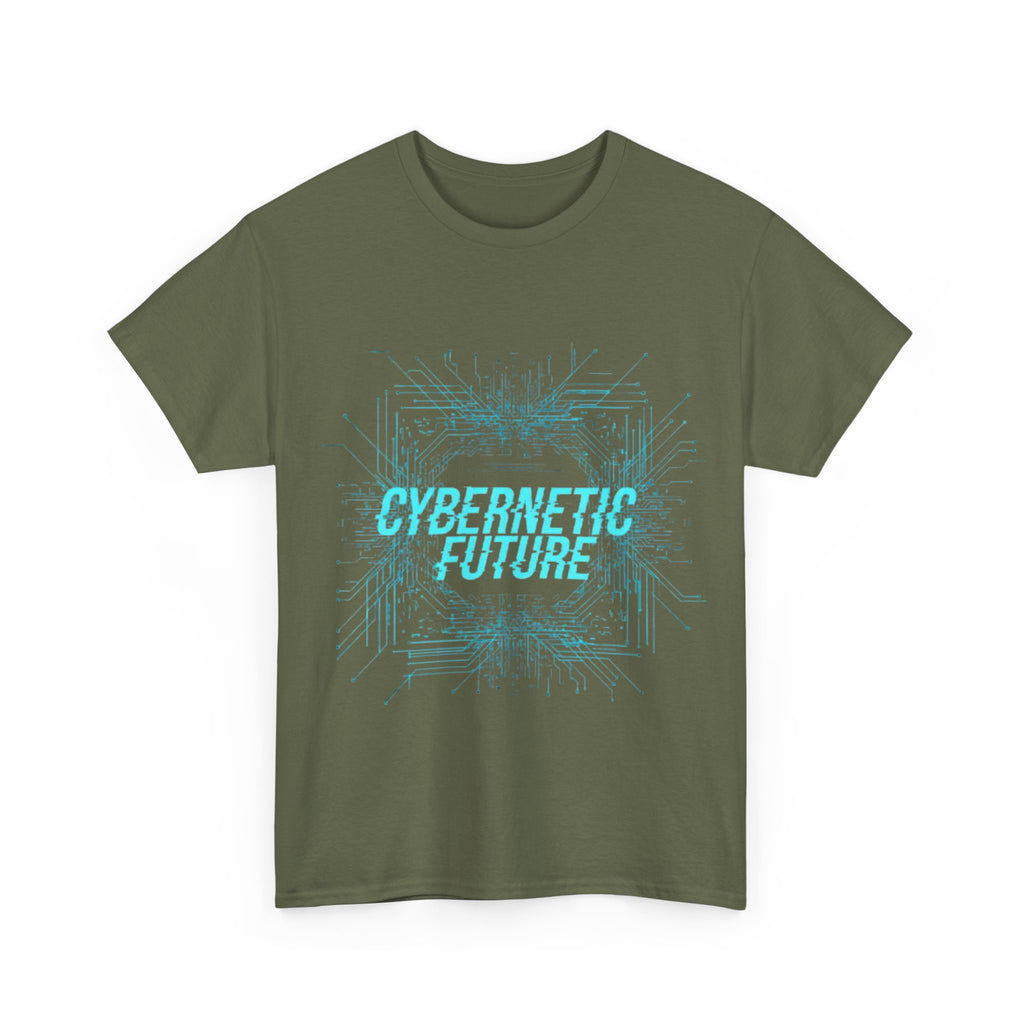 Cybernetic Future T-Shirt — Futuristic Tech Graphic Tee