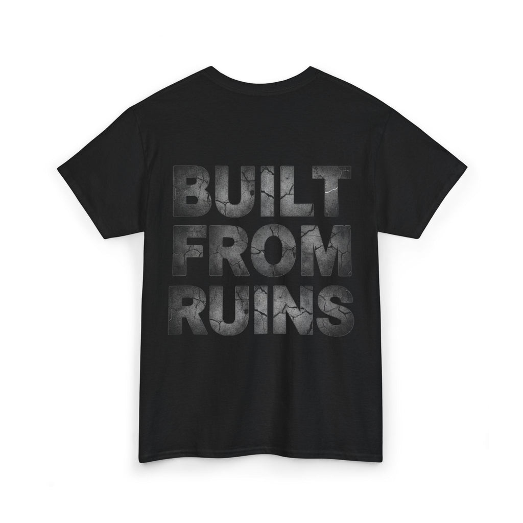 Built From Ruins Black Tee — OBOROX Logo Graphic Shirt