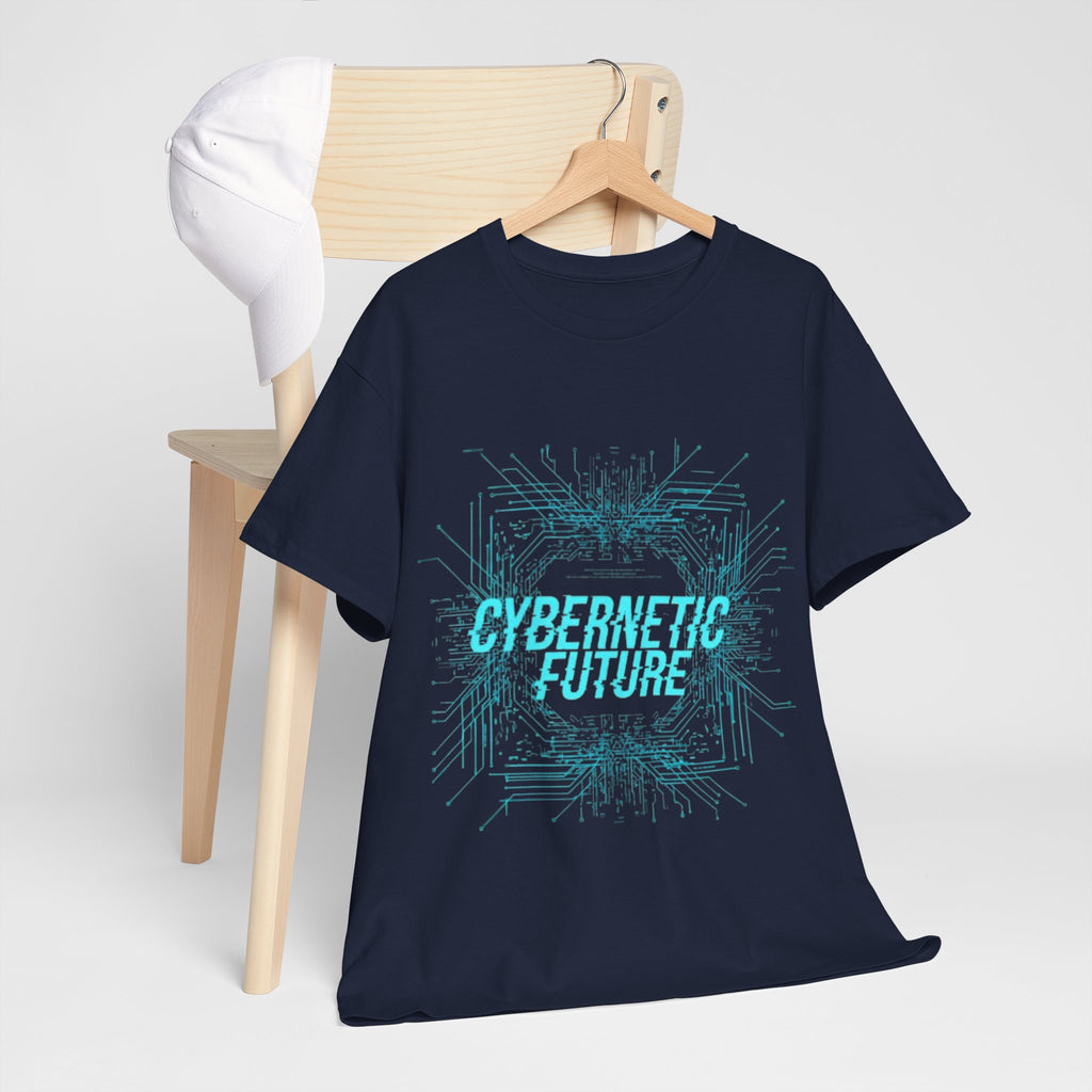 Cybernetic Future T-Shirt — Futuristic Tech Graphic Tee