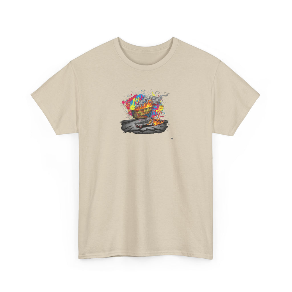 T-Shirt — Colorful Abstract Skateboard Art Tee