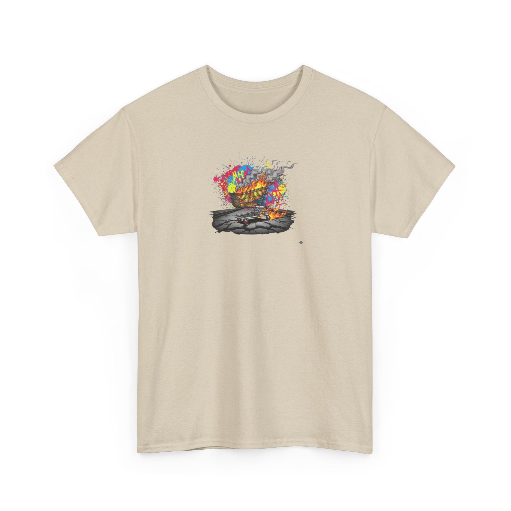T-Shirt — Colorful Abstract Skateboard Art Tee