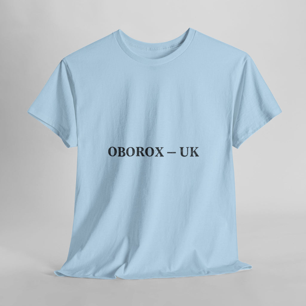 T-Shirt — "BROKEN BUT BREATHING" Graphic Tee (OBOROX – UK Minimal Front)