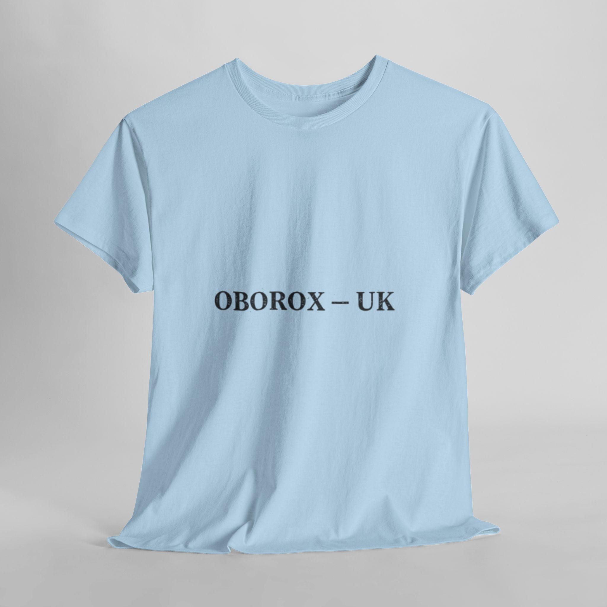 T-Shirt — "BROKEN BUT BREATHING" Graphic Tee (OBOROX – UK Minimal Front)