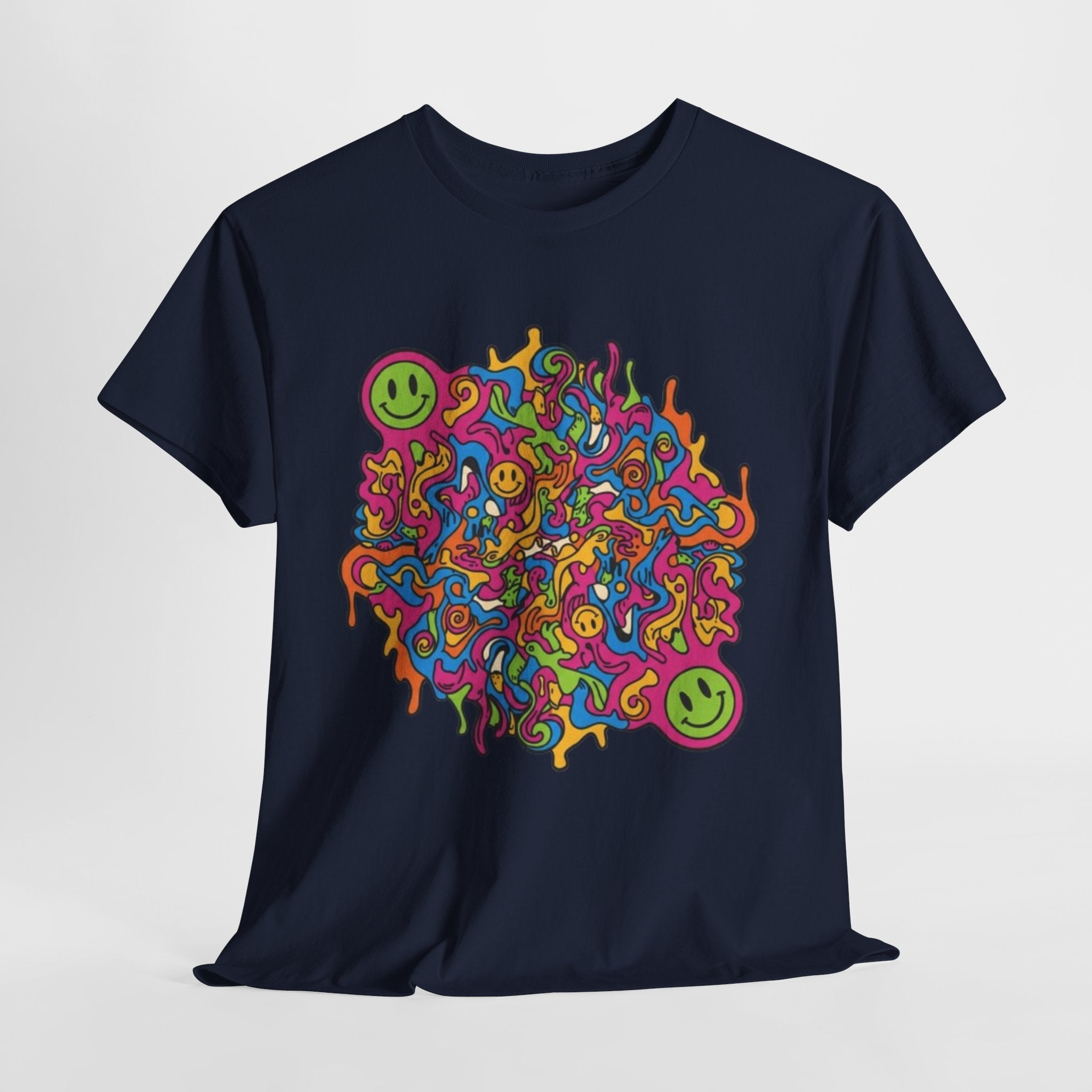 Psychedelic Smiley Doodle T-Shirt