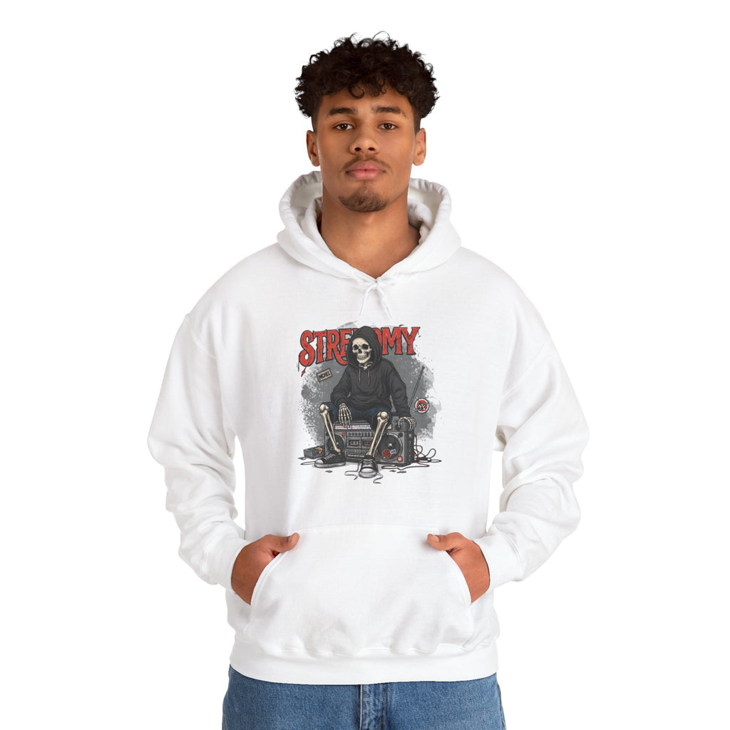 Grim Reaper Skate Hoodie - "Stick With Me" Graphic Pullover