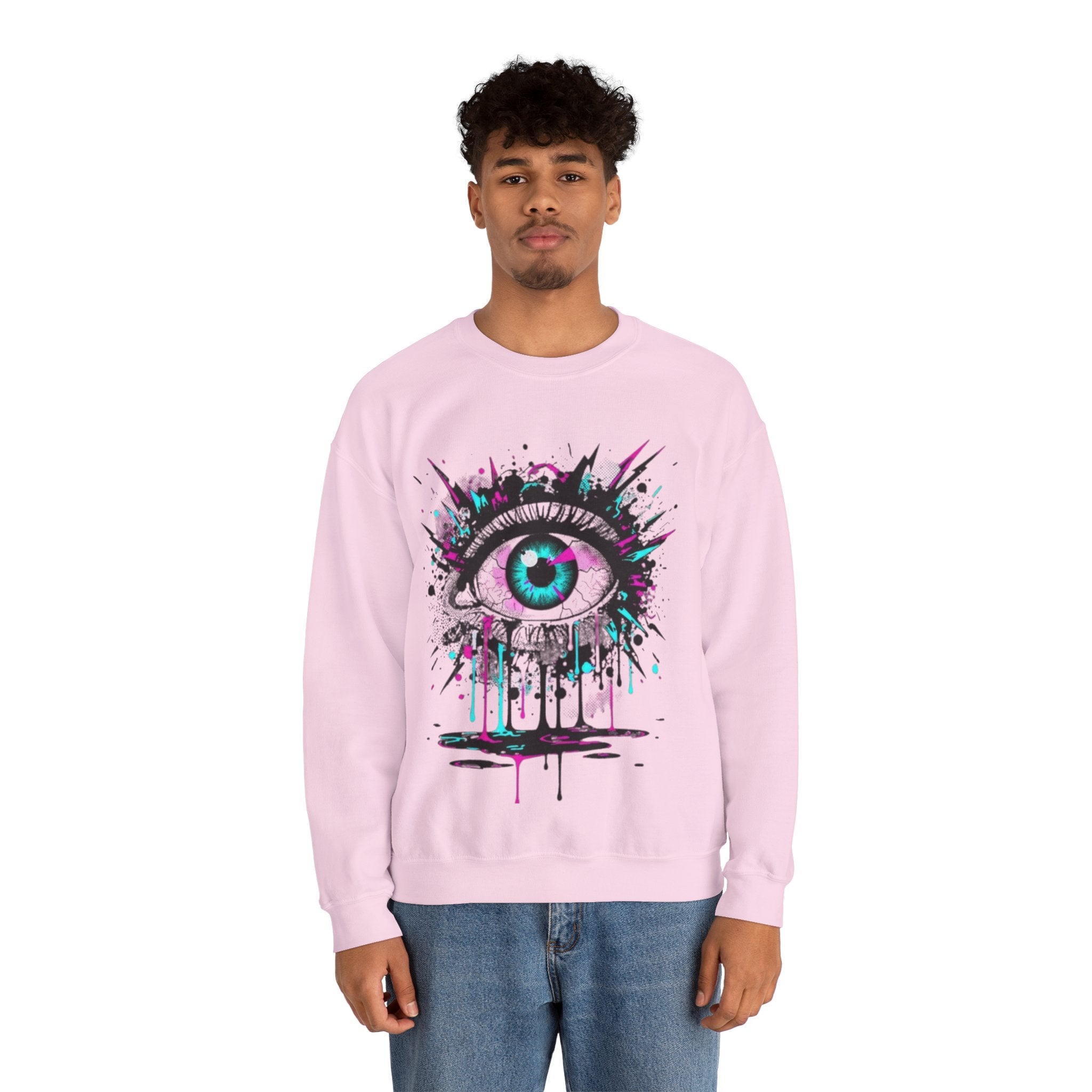 Eye Graphic Crewneck Sweatshirt