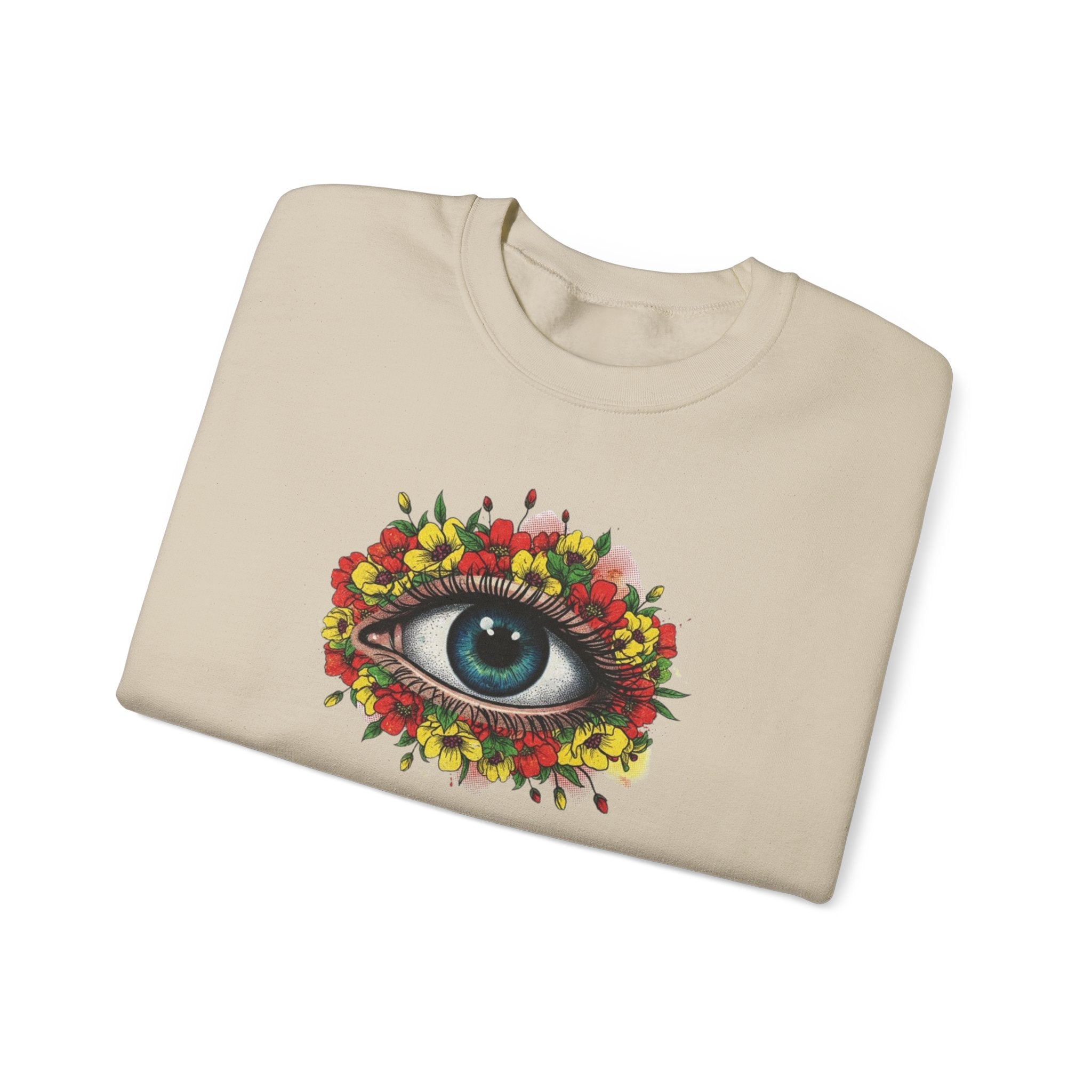 Mystic Floral Eye Crewneck Sweatshirt