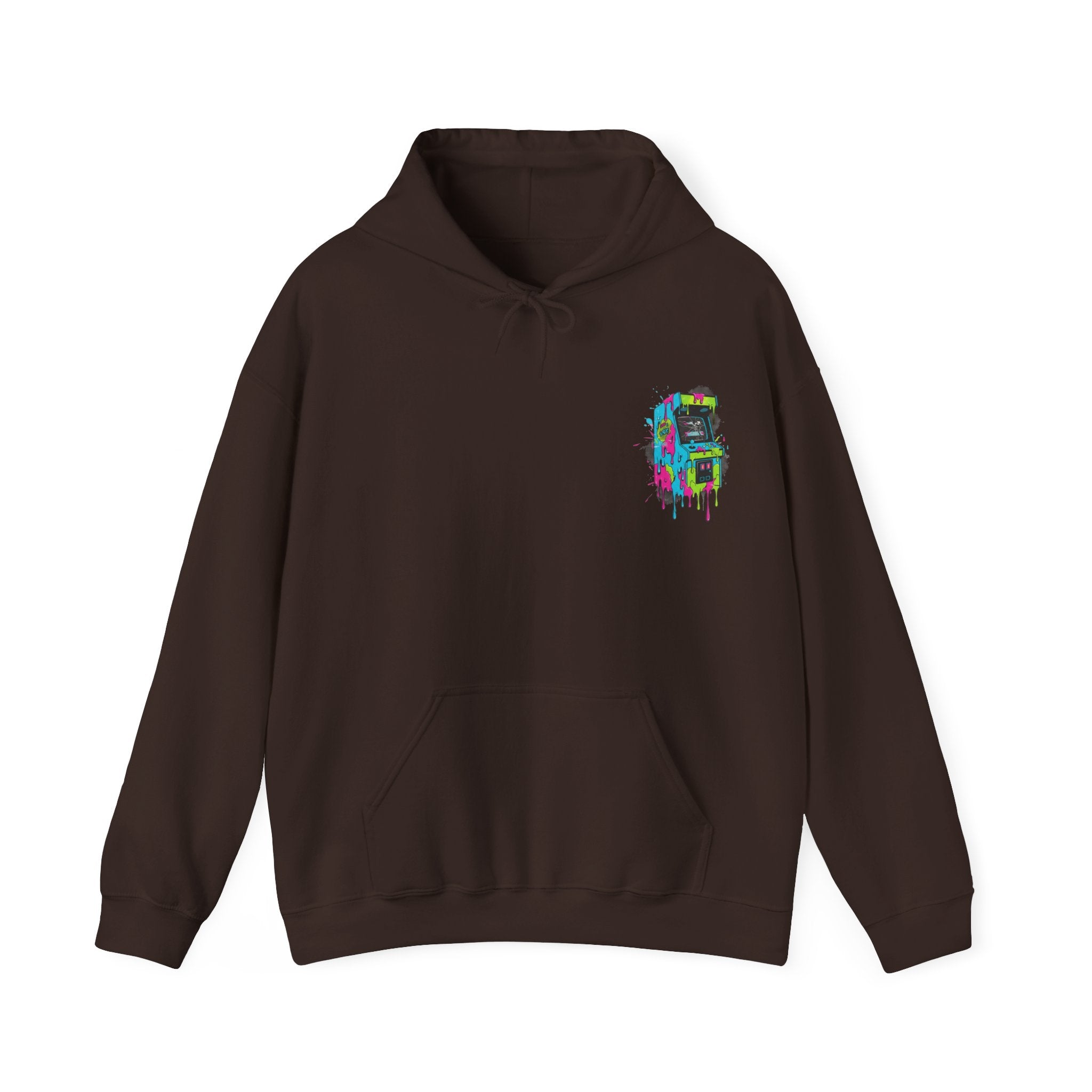 Hoodie — Colorful Abstract Mask Graphic